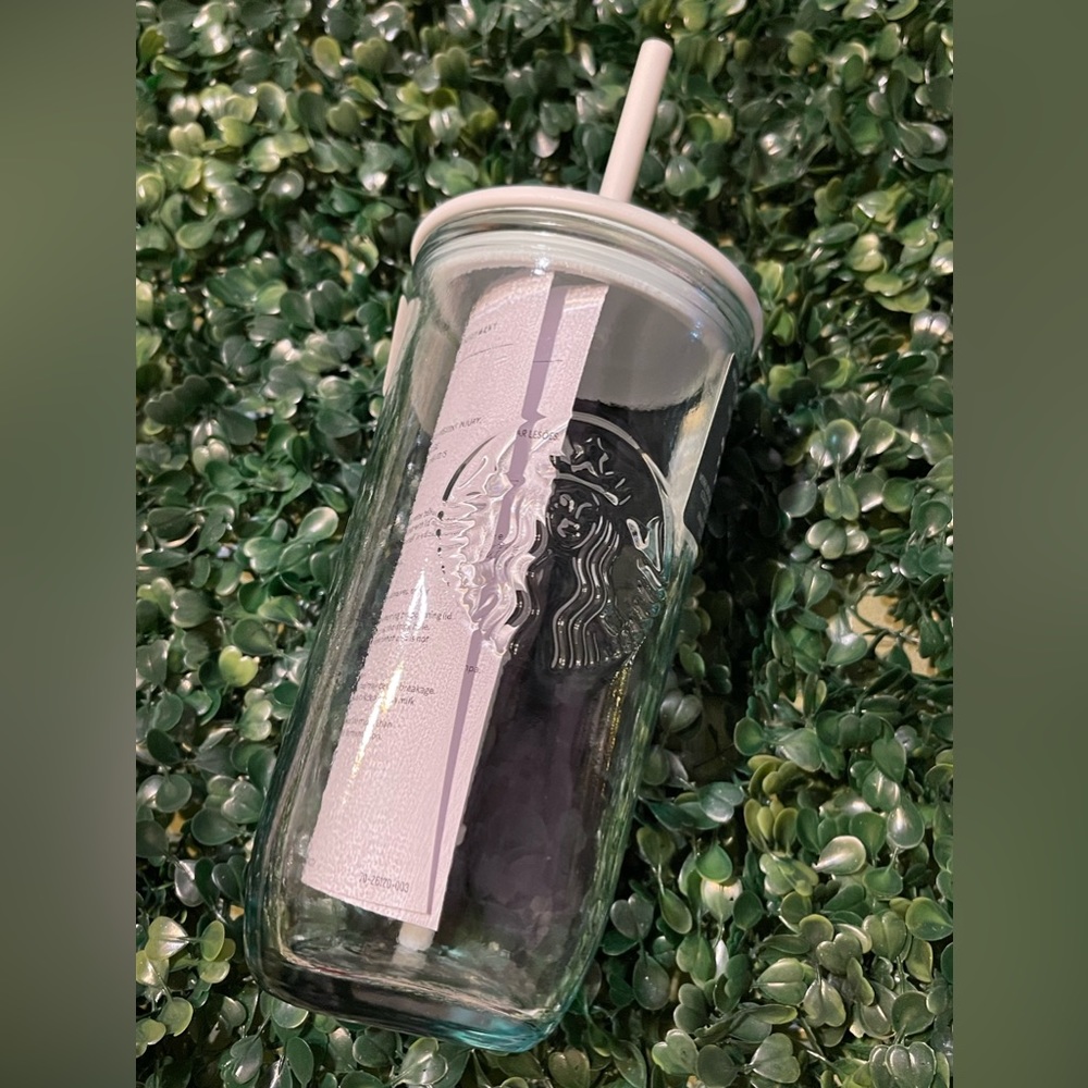 100% recycled glass cup